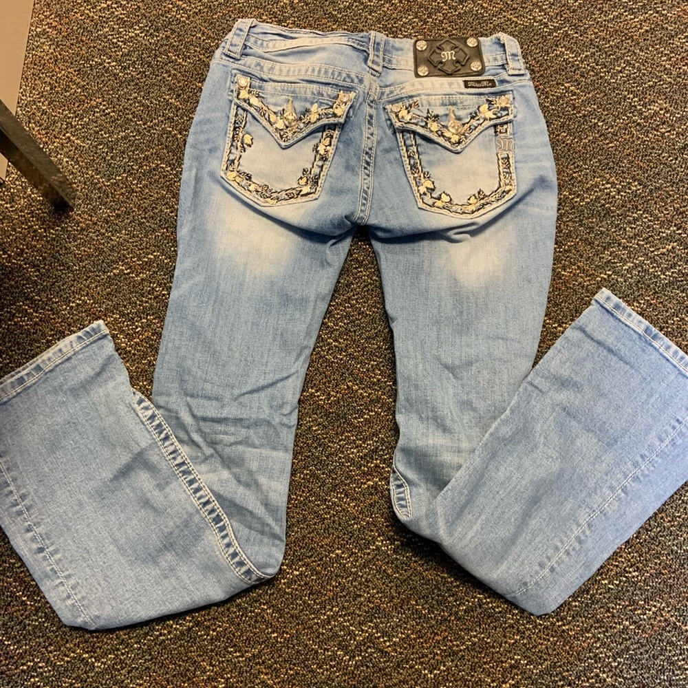 Miss Me signature boot cut jeans size 27